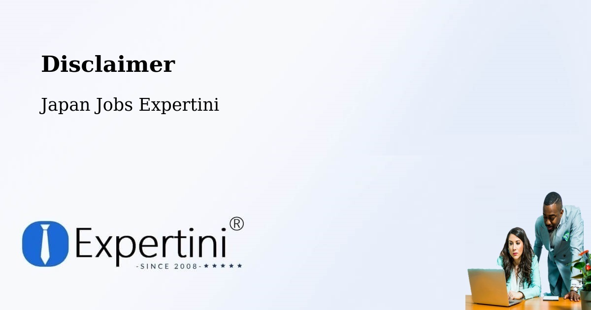 Disclaimer – Tsugaru Shi - Japan Jobs Expertini